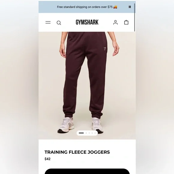 NWT gymshark training fleece jogger - Picture 1 of 5